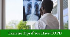 Exercises for People With COPD. Picture of a young black male doctor looking at a chest xray.